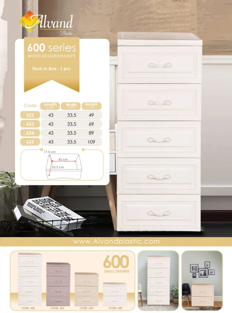 فایل کشویی طرح چوب الوند کد 625